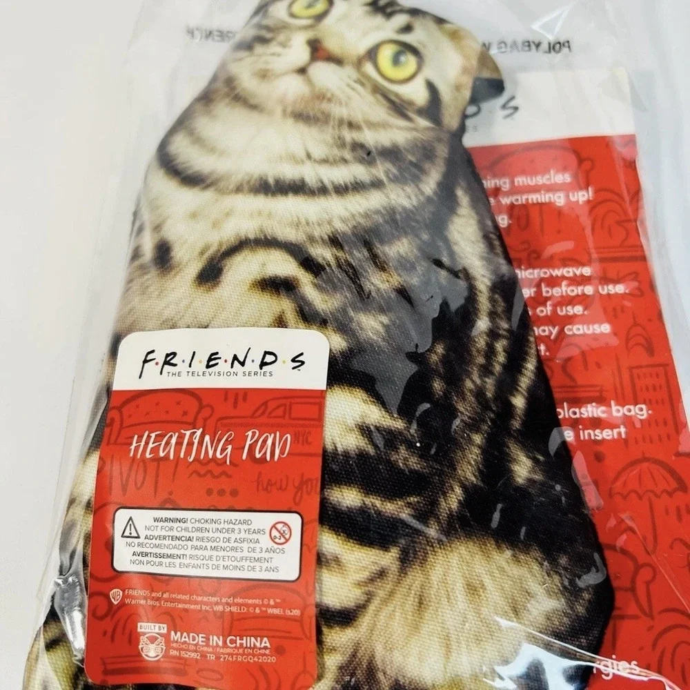 FRIENDS Sandstone Smelly Cat Plush Heating Pad Phoebe Friends TV Show New in Pkg